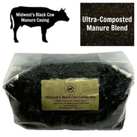 Thumbnail for Midwest's Black Cow Manure Bulk Substrate & Casing Mix - 5 lbs